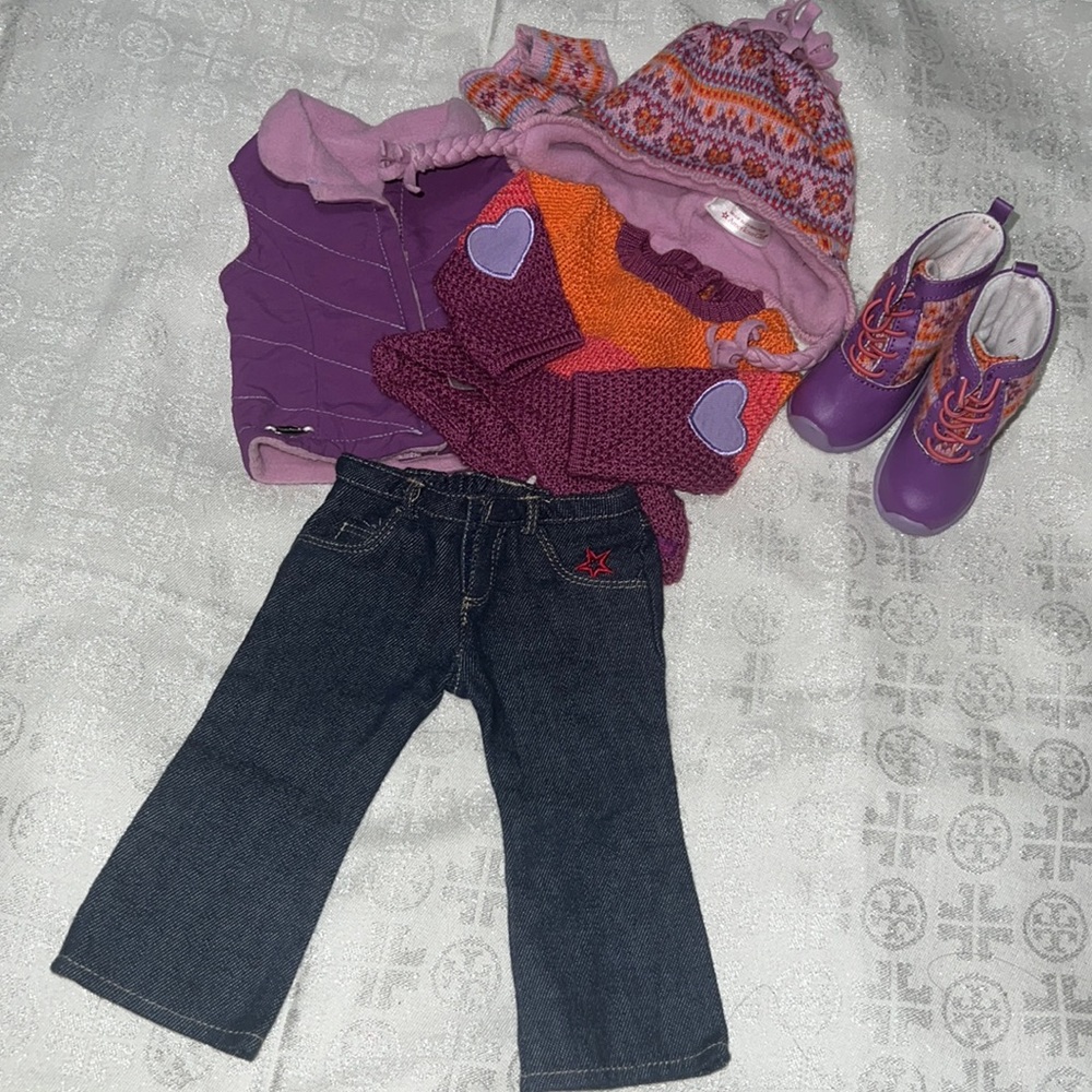 American Girl snow outfit